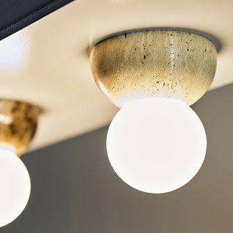 zdjęcie Kinkiet beżowy plafon IP44 Torrano trawertyn